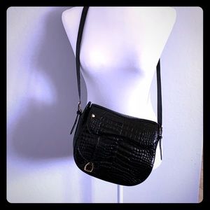 Vintage Gucci Snakeskin Saddle Bag